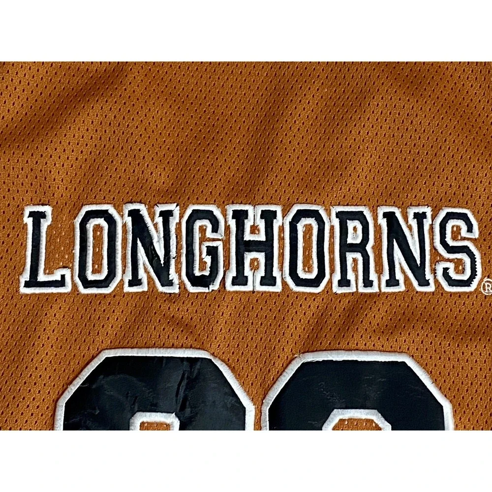 Vintage Texas LongHorns Basketball Jersey #03 Big 12. Starter Embroidered Sz. XL